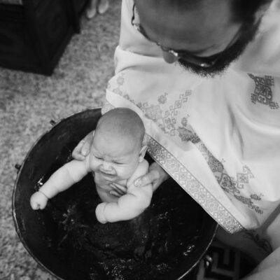 fotografie botez biserica